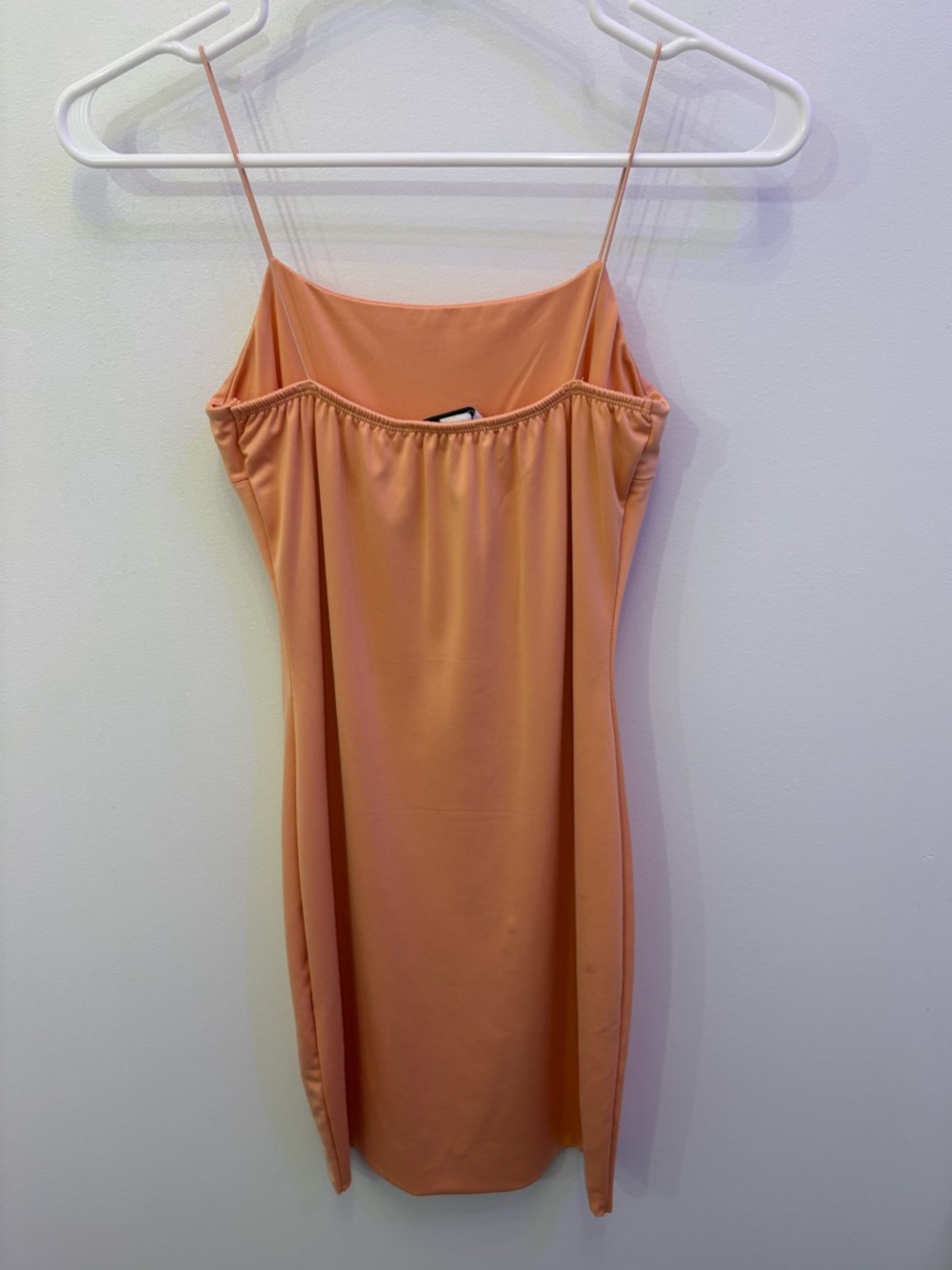 Revamped Peach Slip Dress - Picture 2 of 4